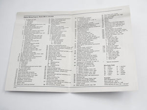 Electric Wiring Diagram with Emission Control 1977 Mercedes USA 280E W123