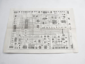 Electric Wiring Diagram with Emission Control 1977 Mercedes USA 280E W123
