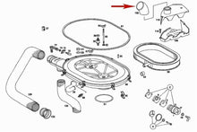 Load image into Gallery viewer, Exhaust Heat Riser to Air Cleaner Hose OE 1974 Mercedes 280 280C 110 094 15 82
