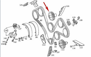 Timing Chain Intermediate Gear Sprocket Mercedes M119 400 420 500 119 050 03 05