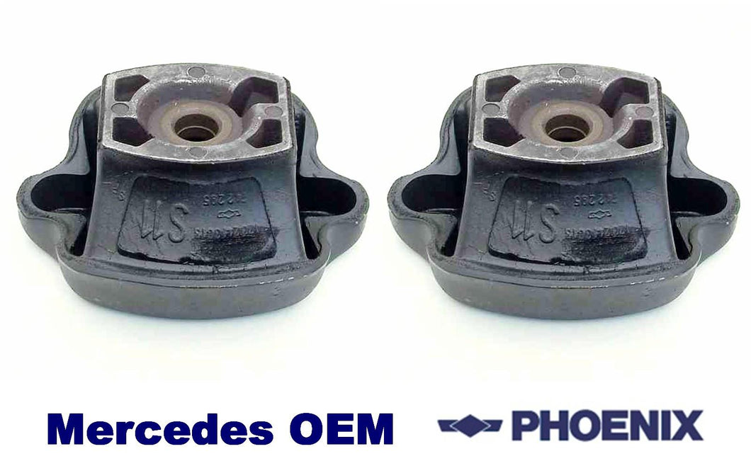 Left and Right Front Engine Motor Mounts OEM Supplier Phoenix 1974-91 Mercedes