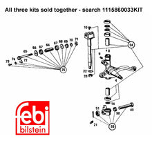 Load image into Gallery viewer, Front Suspension Control Arm King Pin Repair Kit 1959-73 Mercedes 111 586 00 33
