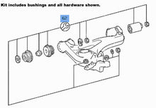Load image into Gallery viewer, OEM Lemfoerder Front Lower Control Arm Inner Bushing Kit 1998-04 Mercedes SLK
