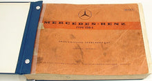 Load image into Gallery viewer, Mercedes Dealer Issue Exploded View Parts Book + Numbers 1956-59 220S W180 All
