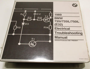 Genuine BMW ETM Electrical Troubleshooting Manual 1989 E32 735i 735iL 750iL