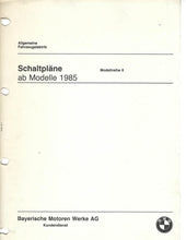 Load image into Gallery viewer, OE BMW 6 Series from 1985 General Vehicle Electrics Schematics German Language
