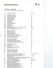 Load image into Gallery viewer, OE BMW 6 Series from 1985 General Vehicle Electrics Schematics German Language
