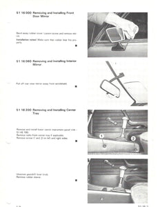 Complete Genuine BMW 1975 E12 530i Paper Workshop Repair Service Manual & Binder