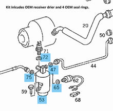 Load image into Gallery viewer, A/C Receiver Drier Mercedes 300CE 300E 300TE 300D 300TD E320 German OEM Hansa
