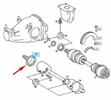 Load image into Gallery viewer, Rear Axle Inner Flange for Updating to Annular CV Joint Mercedes 124 350 35 45
