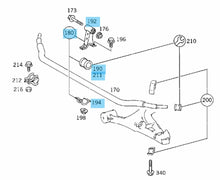 Load image into Gallery viewer, Front Sway Bar Right Support Link and Bushing Kit 1998-01 Mercedes ML 320 430 55
