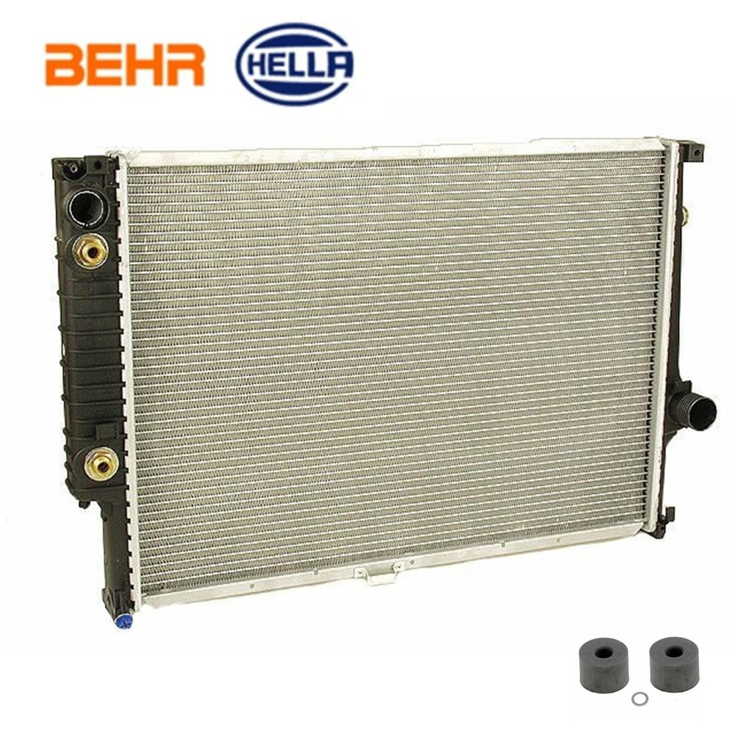 OEM Behr Hella 376713071 Radiator 1989-93 BMW 535i 735i 735iL 17 11 1 468 080