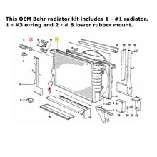 Load image into Gallery viewer, OEM Behr Hella 376713071 Radiator 1989-93 BMW 535i 735i 735iL 17 11 1 468 080
