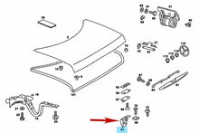 Load image into Gallery viewer, New OE MB Trunk Lock Latch Lower Part 1963-89 Mercedes R107 R113 W114 W115 W116

