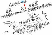 Load image into Gallery viewer, 4 Speed Manual Transmission Input Shaft 1965-68 Mercedes 200 200D 110 260 06 20
