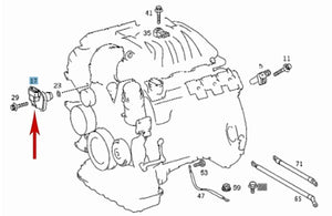 Bosch Camshaft Position Sensor 1996-11 Mercedes C CL CLK  CLS E G M ML S SL SLK