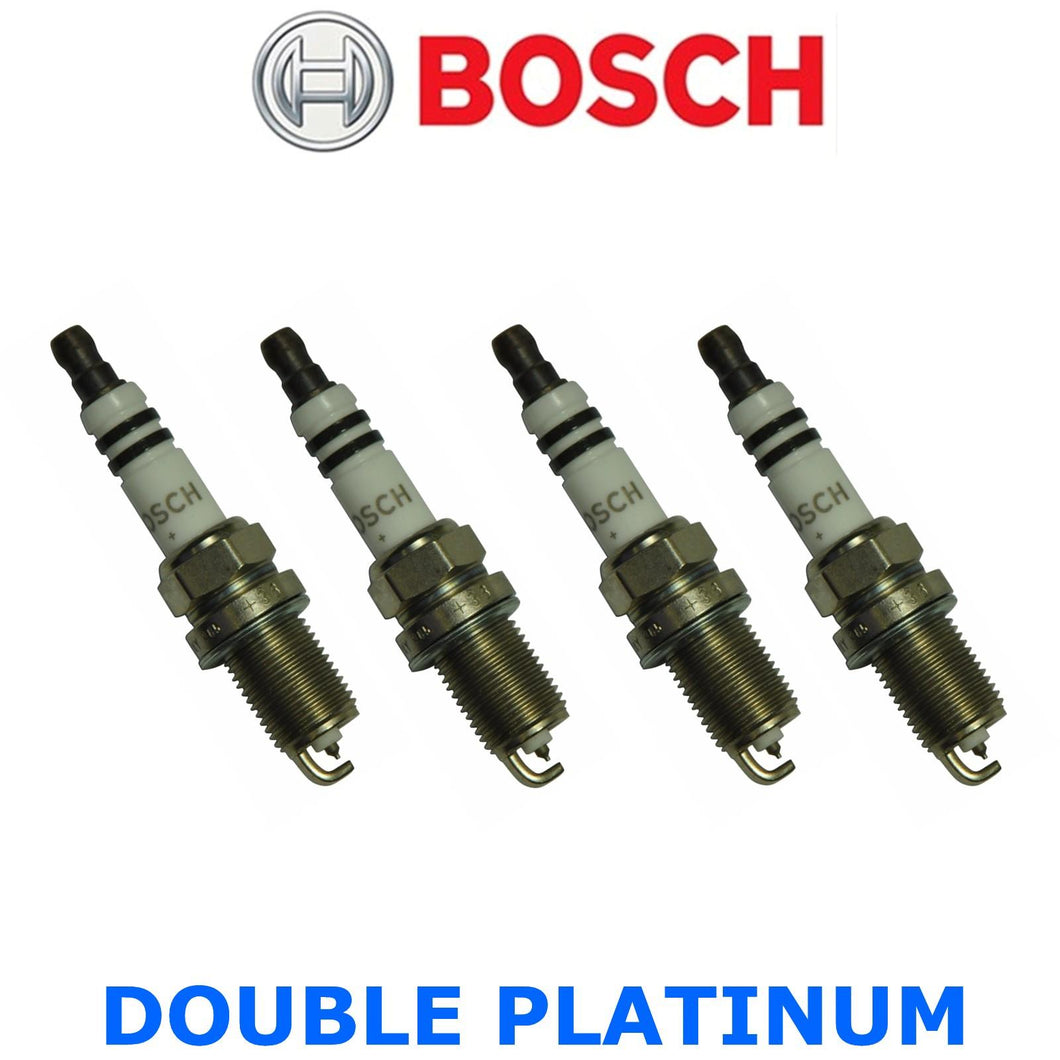 4 X Bosch FR7KPP33U+ Double Platinum Iridium Spark Plug Mercedes Volvo Rover