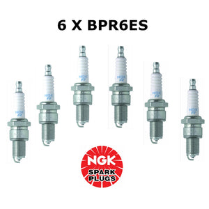 Complete Set of 6 NGK BP6RES Spark Plugs Mercedes BMW Porsche VW Audi Saab Volvo