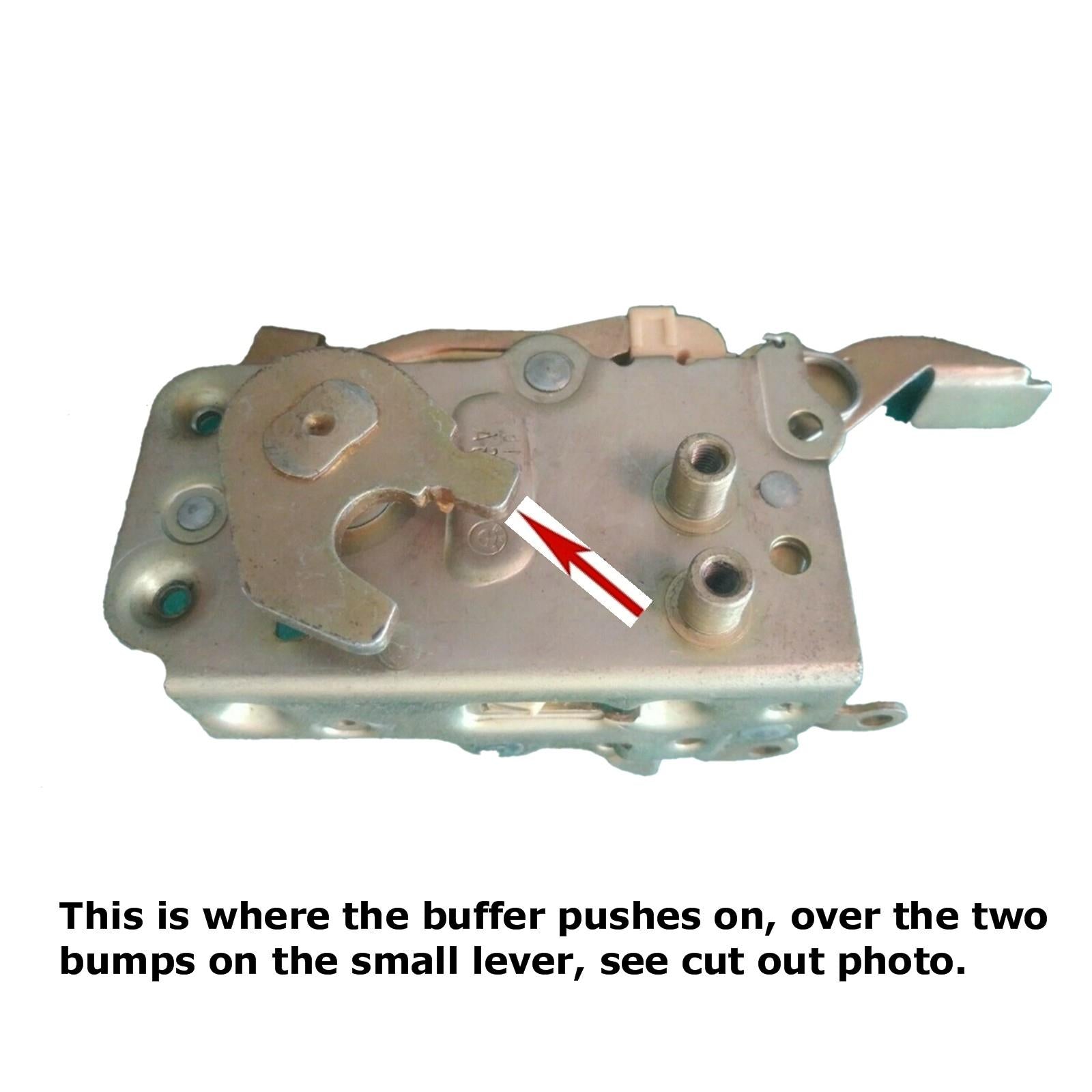 WD Express BMW Door Lock Latch Lever Buffer Kit – Fix Hard-to-Shut Doors For 1966-89 Models