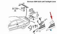 Load image into Gallery viewer, New German OEM ULO Mercedes Left Rear Taillight Lens 2000-02 CL500 CL55 CL600

