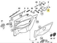 Load image into Gallery viewer, Right Lateral Panel Cover for Convertible Top Rod Mechanism 1994-99 BMW E36
