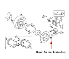 Load image into Gallery viewer, 4 Front or Rear Brake Disc Mounting Lock Set Screw with Loctite 1981-03 Mercedes
