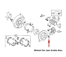 Load image into Gallery viewer, 2 Front or Rear Brake Disc Mounting Lock Set Screw with Loctite 1981-03 Mercedes
