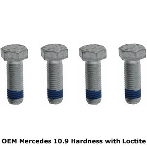 4 X Caliper Mounting Screw Bolt with Loctite 12 X 1.5 X 35 10.9 1990-17 Mercedes