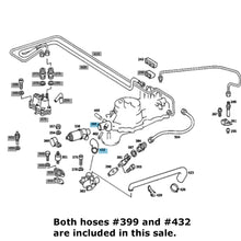 Load image into Gallery viewer, Intake Idle Air Cold Start Breather Idle Control Valve Hose Kit 1986-91 Mercedes
