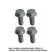 Load image into Gallery viewer, 4 X Rear Brake Caliper Mounting Screw Bolt with Locking Flange 1984-11 Mercedes
