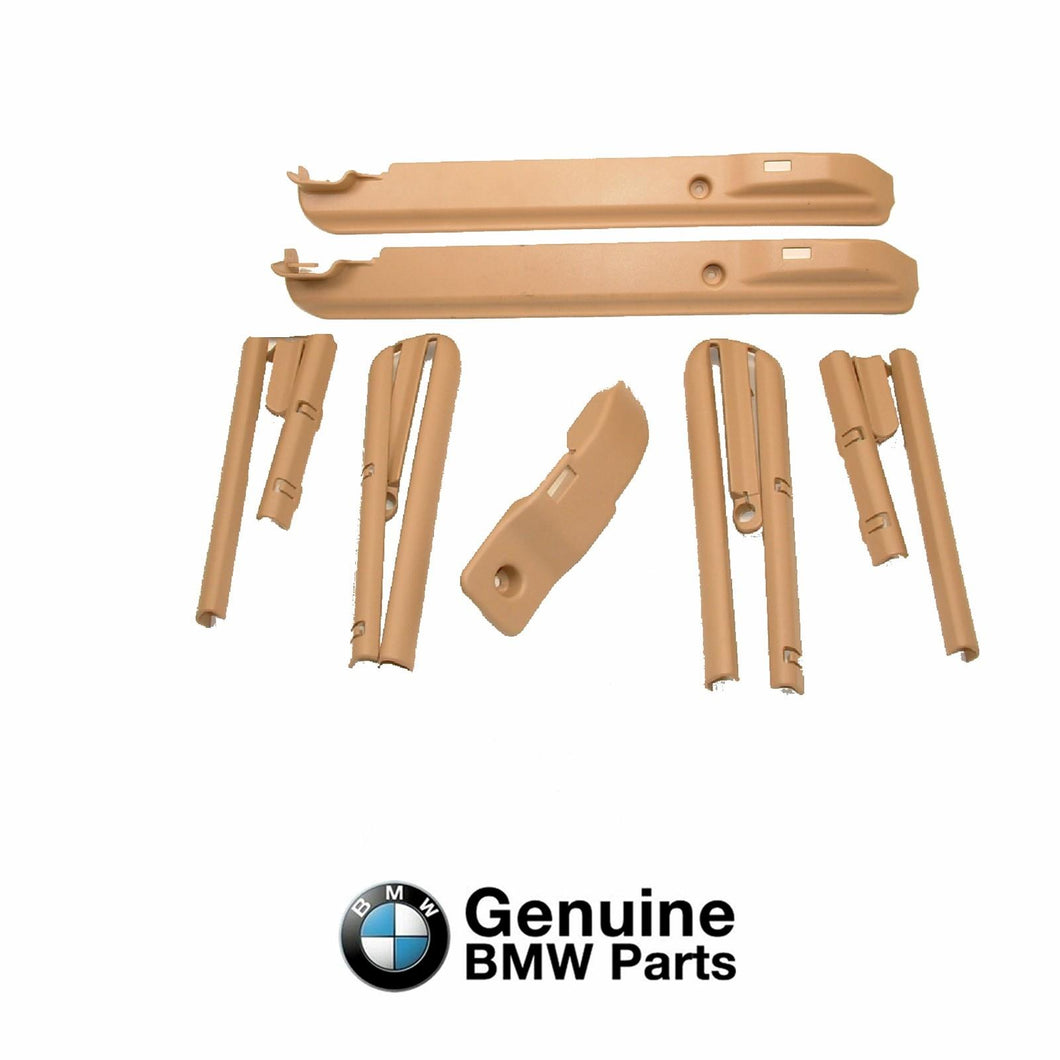Power Seat Lower Sand Beige Trim Cover Kit 1995-03 BMW E39 5 and E39 7 Series