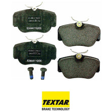 Load image into Gallery viewer, Mercedes OEM Compound Textar Front Brake Pad Set 1984-93 Mercedes W201 190D 190D
