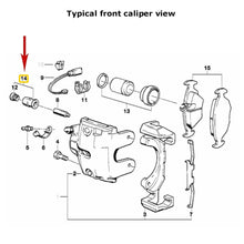 Load image into Gallery viewer, 2 X Ate Front Rear Brake Caliper Slide Bolt Guide Bushing Repair Kit 1982-20 BMW
