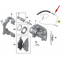 Load image into Gallery viewer, OEM BOWA Rear Brake Pad Wear Sensor 2006-13 BMW 128i 135i 325i 328i 330i 335i M3
