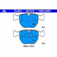 Load image into Gallery viewer, Front Brake Pads with Sensor &amp; Lube OEM Compound Ate 1997-03 BMW 530i 540i E39
