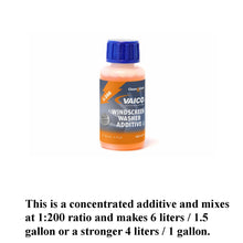Load image into Gallery viewer, 4 X 25ml Windshield Washer Cleaner Fluid Additive Concentrate 1:200  = 6 Liter
