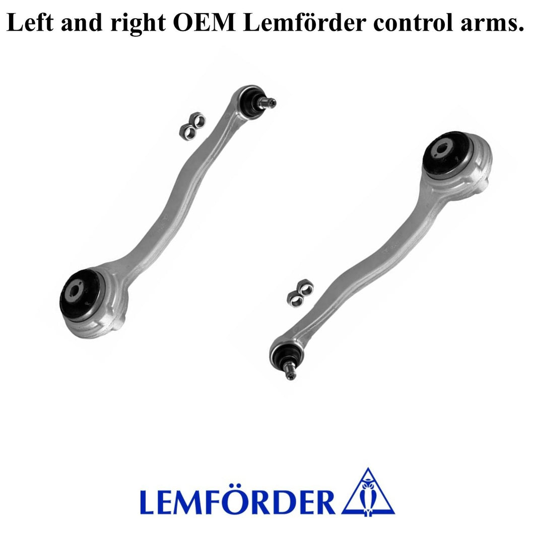 Pair OEM Lemförder Left & Right Upper Control Arms with Bushing 2001-20 Mercedes