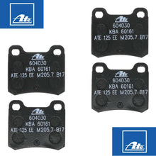 Load image into Gallery viewer, OEM Compound Rear Brake Pad Set Mercedes Benz 1984-93 190D 2.2 2.5 190E 2.3 2.6
