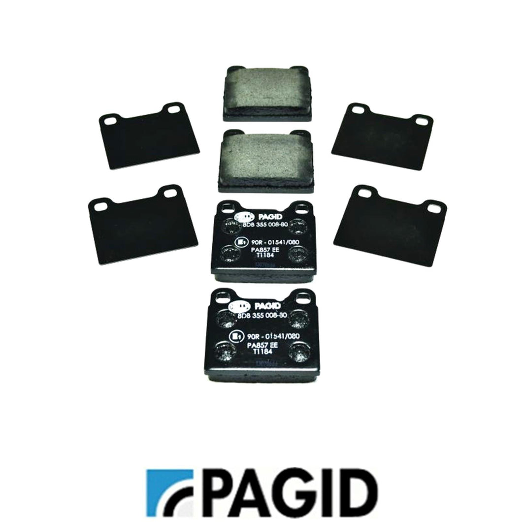 Pagid Rear Brake Pad Set Beveled Edges & Shims 1993-04 Volvo C70 S70 V70 850