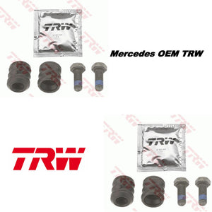 2 X OEM TRW Front Brake Caliper Guide Slide Pin Boot Repair Kit 1982-98 Mercedes