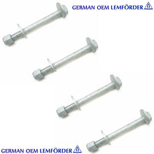 Load image into Gallery viewer, 4 X OEM Front Lower Control Arm Camber Adjust Mounting Bolt Kit 1984-02 Mercedes
