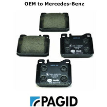 Load image into Gallery viewer, OEM Pagid Front Brake Pad Set 1980-91 Mercedes 107 116 123 126 005 420 45 20
