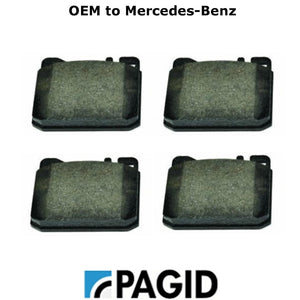 OEM Pagid Front Brake Pad Set 1980-91 Mercedes 107 116 123 126 005 420 45 20