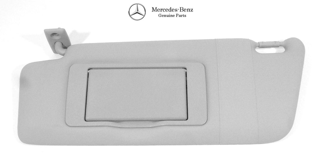 New Genuine Mercedes Left Quartz Grey Sun Visor & Lighted Mirror 2001-02 W203 C