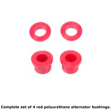 Load image into Gallery viewer, Red BMP Design Alternator Mounting Bushing Set 2 X 8mm &amp; 2 X 20mm 1967-91 BMW
