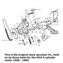 Load image into Gallery viewer, NLA OE Original Style 3 Bolt Oil Pump Chain Sprocket Gear 1966-83 BMW E10 E21
