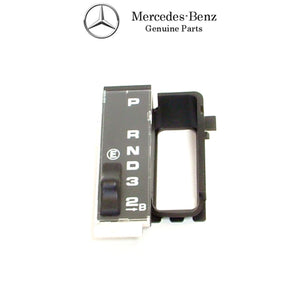 A/T Slotted Shift Gate Lighting Panel 1990-95 Mercedes 400E E420 500SL SL500