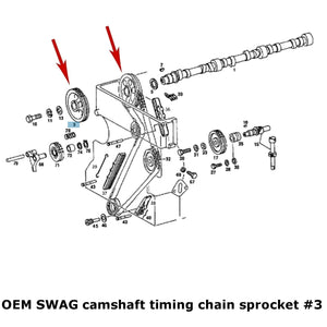 Camshaft Timing Gear Sprocket Mercedes 190 200 220 230 250 280 300 121 052 03 01