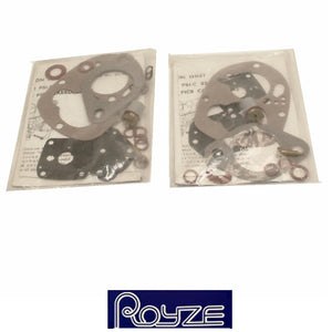 Pair Royze Carburetor Repair Kits Solex 40PBIC 1952-58 Porsche 1951-55 Mercedes