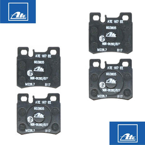 Ate Premium Rear Brake Pad Set 2 Pins 1987-98 Mercedes W124 W129 W170 W202